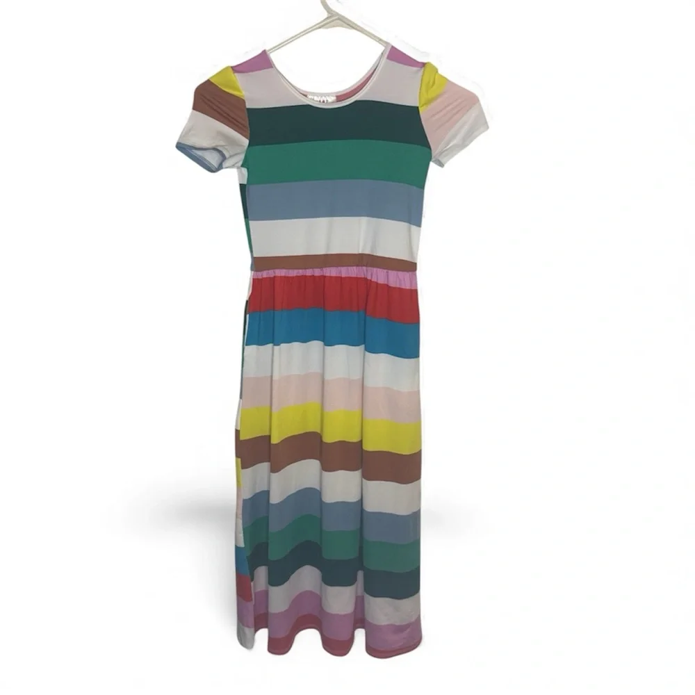 Dot Dot Smile NWT Colorblock Striped Maxi Girls Size 7